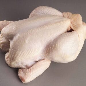 whole chicken skin on